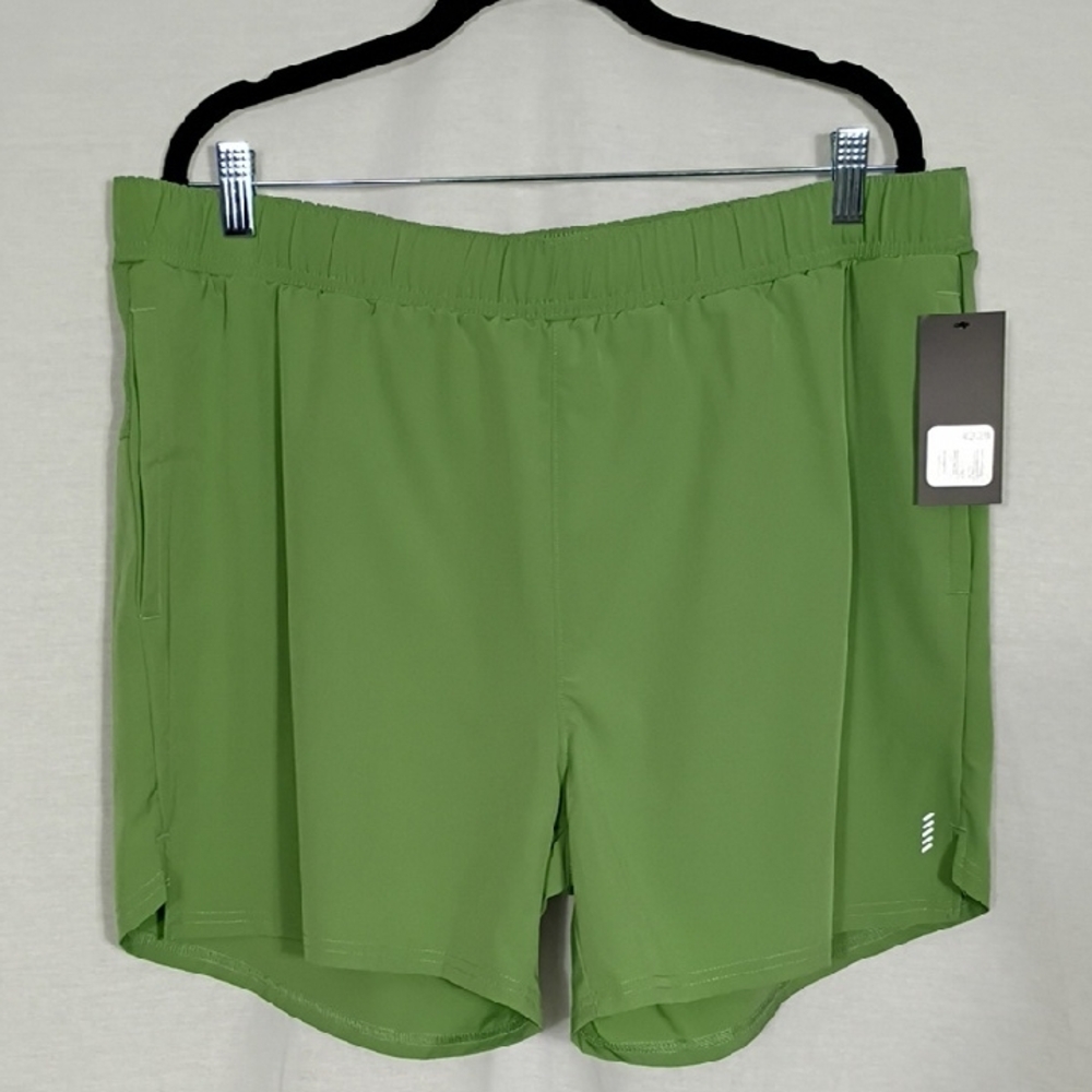 NWT Balance Collection Mens Kashmir Miguel 5" Woven Short Back Mesh Panels Sz XL